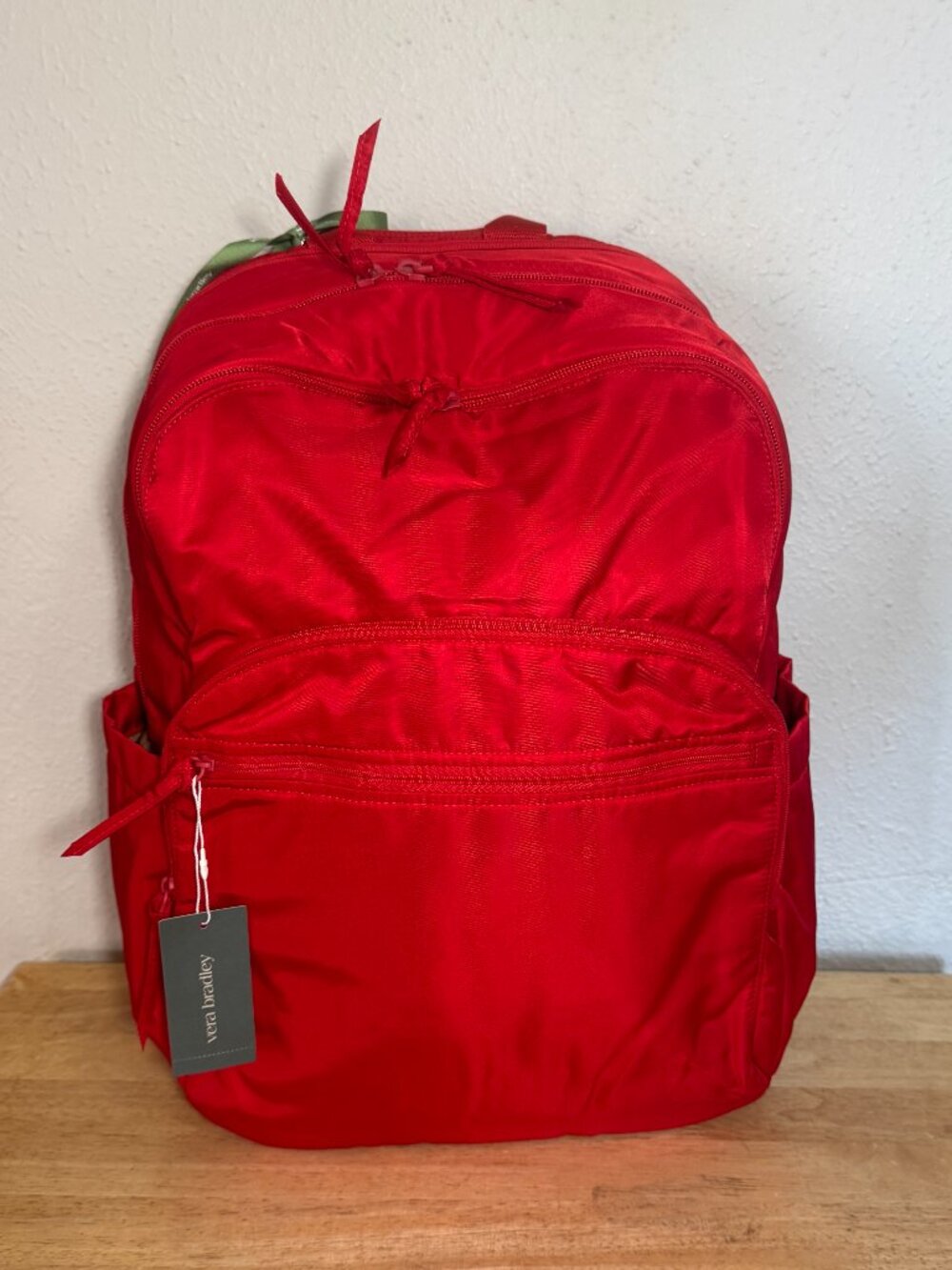 Vea Bradley Large Bancroft Backpack Nylon Goji Berry Red NWT